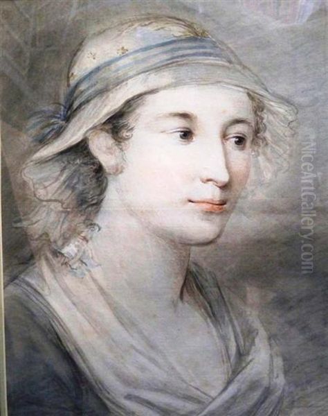 Young Woman In A Fancy Cap - view 1
