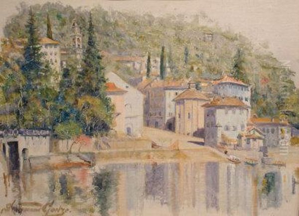 View Across The Lake To Lenno And The 10th Century Baptistery - view 1