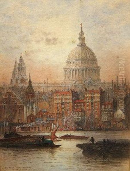 St. Pauls From Bankside - view 1