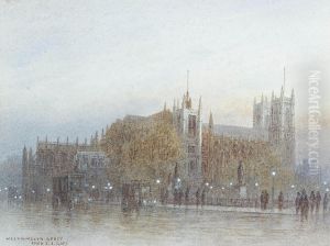 Westminster Abbey At Dusk