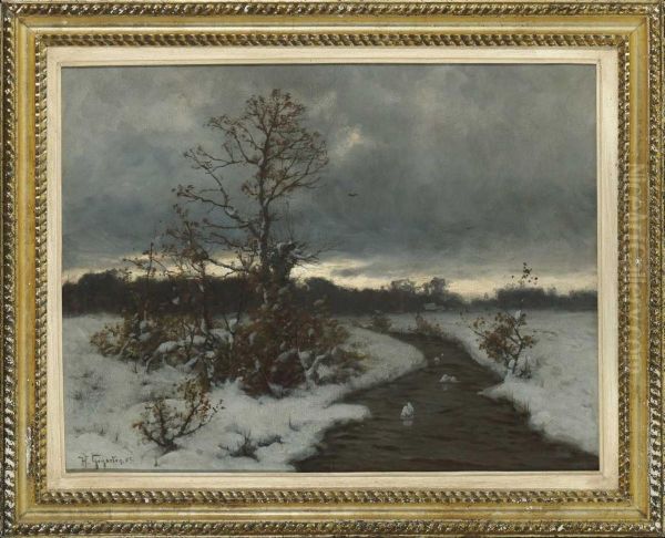 Winterliche Bachlandschaft - view 1