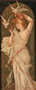 Dame Mit Drei Weisen by Mary Golay