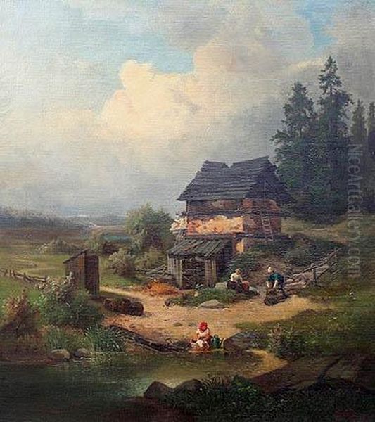 Washwomen - view 1