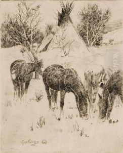 Winter Camp by Elling William Gollings