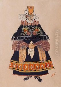 Costume Designs From
Solveig by Alexander Yakovlev. Golovin