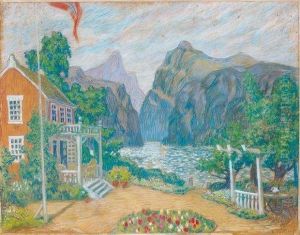 Maison Au Bord Du Lac by Alexander Yakovlev. Golovin