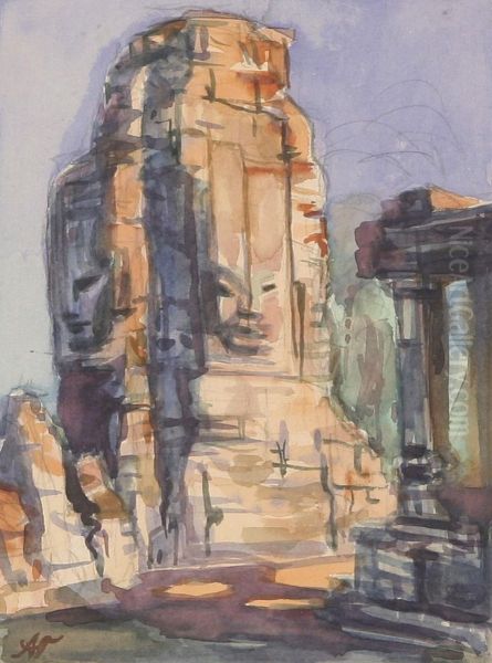 India, Column In Bayana - view 1