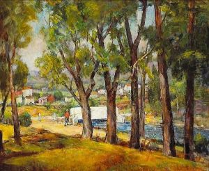 Trout Creek, Woodstock, New York by Walter Goltz