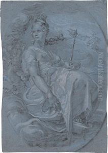 Recto: Juno by Hendrick Goltzius