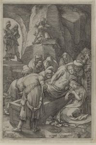 The Deposition by Hendrick Goltzius