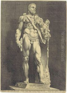 The Emperor Commodus As Hercules