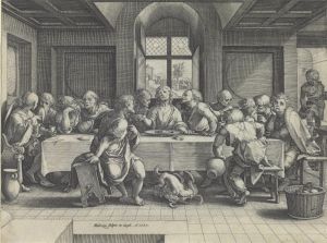 The Last Supper by Hendrick Goltzius