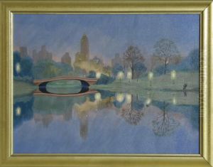Central Park, Dusk by Ricardo Gomez Gimeno