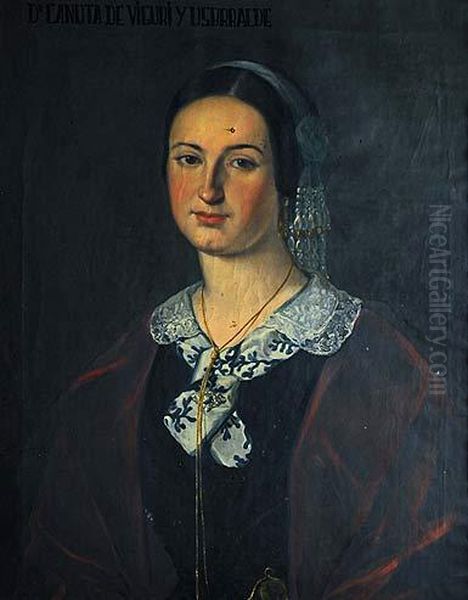 Retrato De Dona Canuta De Viguri Y Usarralde - view 1