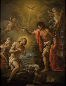 Bautismo De Cristo by Jacinto Gomez Y Pastor