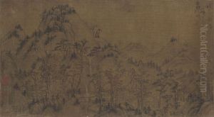 Autumn Cliffs by Huang Gongwang