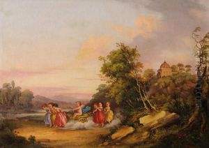 Il Trionfo Di Amore by Francesco Gonin