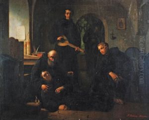 Scena Klasztorna by Christian Friedrich Gonne