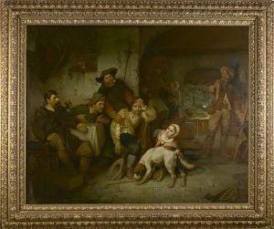 L.u.sig., Dat. Und Ortsbez. Dresden, 1883, Dresden - Daselbst, ?des Raubers Reue