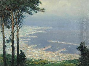 Trieste, La Sera, Vista Dall'alto by Rudolf Gonner