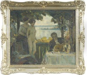 Szene Am Ammersee by Rudolf Gonner