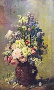 Bouquet De Fleurs by Clement Gontier