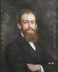 Portrait D'homme A La Barbe Rousse by Juan Antonio Gonzales
