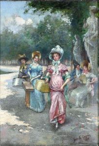 Firmado Y Fechado En 1888 by Juan Antonio Gonzales