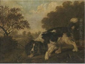 A Spaniel In A Landscape by Thomas Gooch