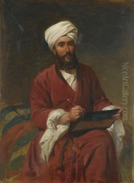 Portrait Of A Gentleman In Oriental Dress - view 1