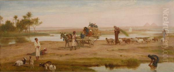 On The Plains Of Ghizeh - view 1