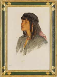 Study Of An Arab Girl by Frederick Goodall