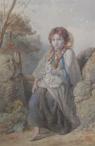 Country Maiden "the Way Home" by Walter Goodall