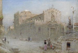Taormina, Sicily by Albert Goodwin