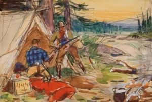 The Fisherman Becomes A Hunter by Philip Russell Goodwin
