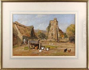 A Hampshire Farmyard by Sidney Paul Goodwin