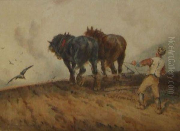 Ploughing In Olden Times - view 1