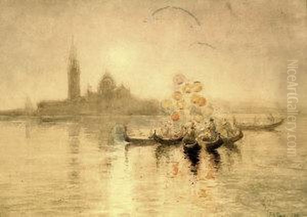 Balloons And Gondolas, Venice - view 1