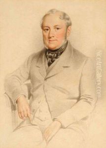 Mr Zobel - Artist 1851 by William Henry Goose