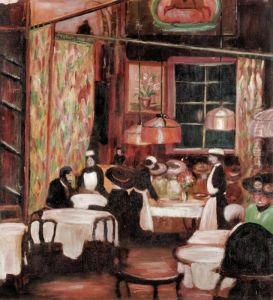 In The Tea Rooms by Josse Goossens