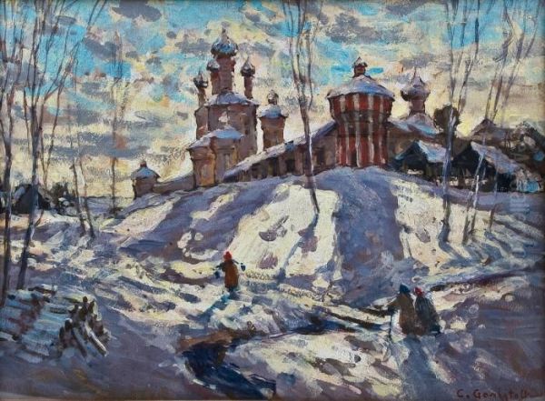 Russische Winterlandschaft - view 1