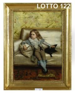 Ritratto Del Figlio Edoardo by Michele Gordigiani