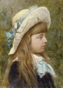 Ritratto Di Bambina by Michele Gordigiani