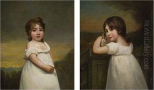 Girls Standing In A Landscape