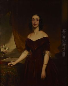 Three Quarter Length Portrait Of Jane Mcarthur Moir Three Quarter Length Portrait Of Jane Mcarthur Moir