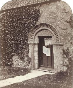 'south Entrance, Yarmouth Church', C. 1862 by Robert James Gordon