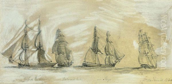 Brig In Four Positions - view 1