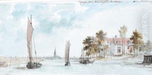 The Village Of Wilhelmsburg, Hamburg by Charles Gore