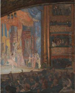 A Ballet At The Alhambra by Spencer Frederick Gore