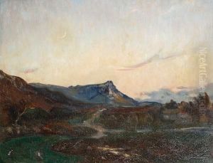 West Of Ireland, Landscape At Dusk by William Crampton Gore